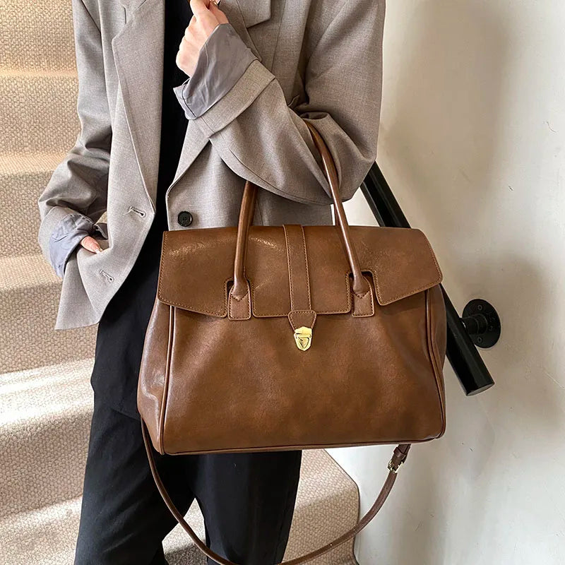 MOODS Branded Luxury Top-handle Bags For Women 2 Sized Big Capacity Boston Shoulder Crossbody Bags 2025 Latest Designer Handbags