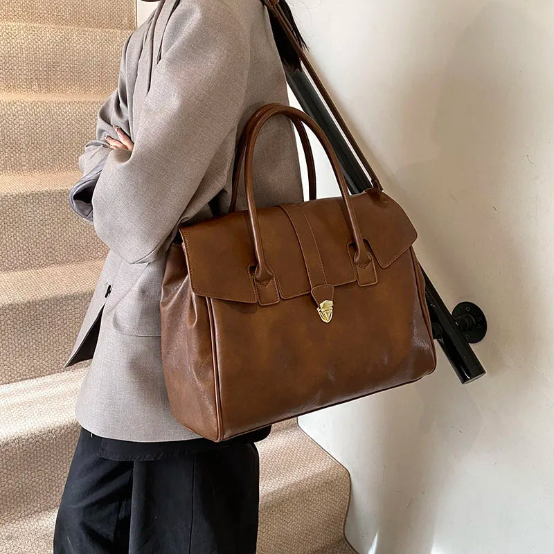MOODS Branded Luxury Top-handle Bags For Women 2 Sized Big Capacity Boston Shoulder Crossbody Bags 2025 Latest Designer Handbags