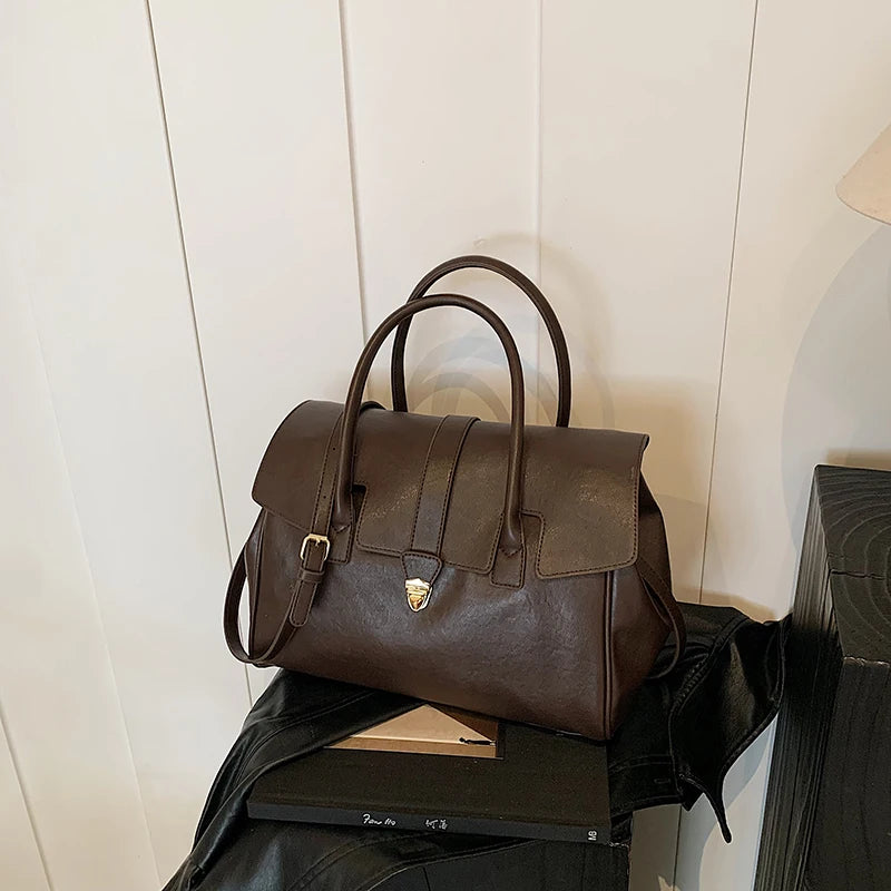 MOODS Branded Luxury Top-handle Bags For Women 2 Sized Big Capacity Boston Shoulder Crossbody Bags 2025 Latest Designer Handbags